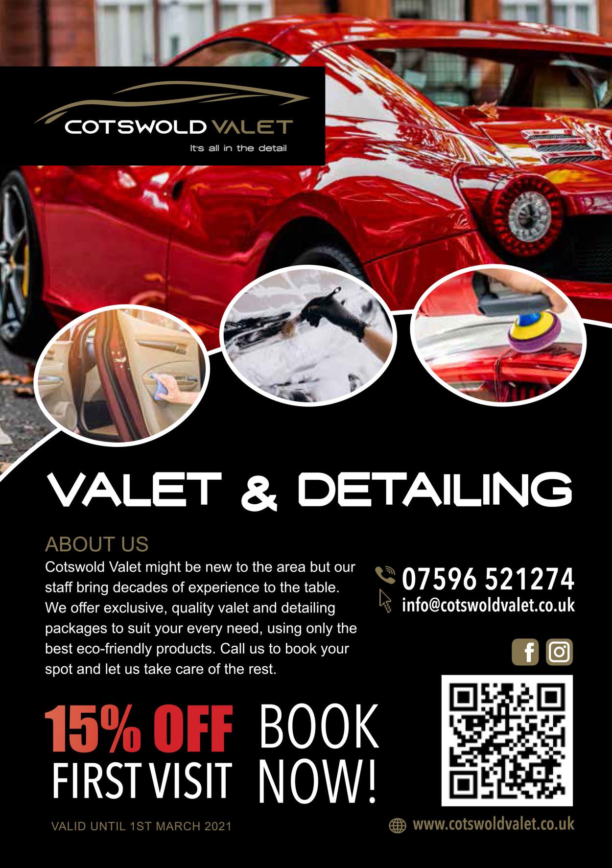 Car Valet in Cirencester and Gloucestershire 